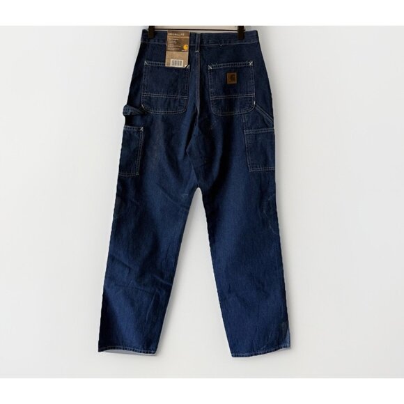 NWT Carhartt Men 29X32 Y2K Distressed Dungaree Carpenter Grunge STAINS!! - Picture 8 of 16